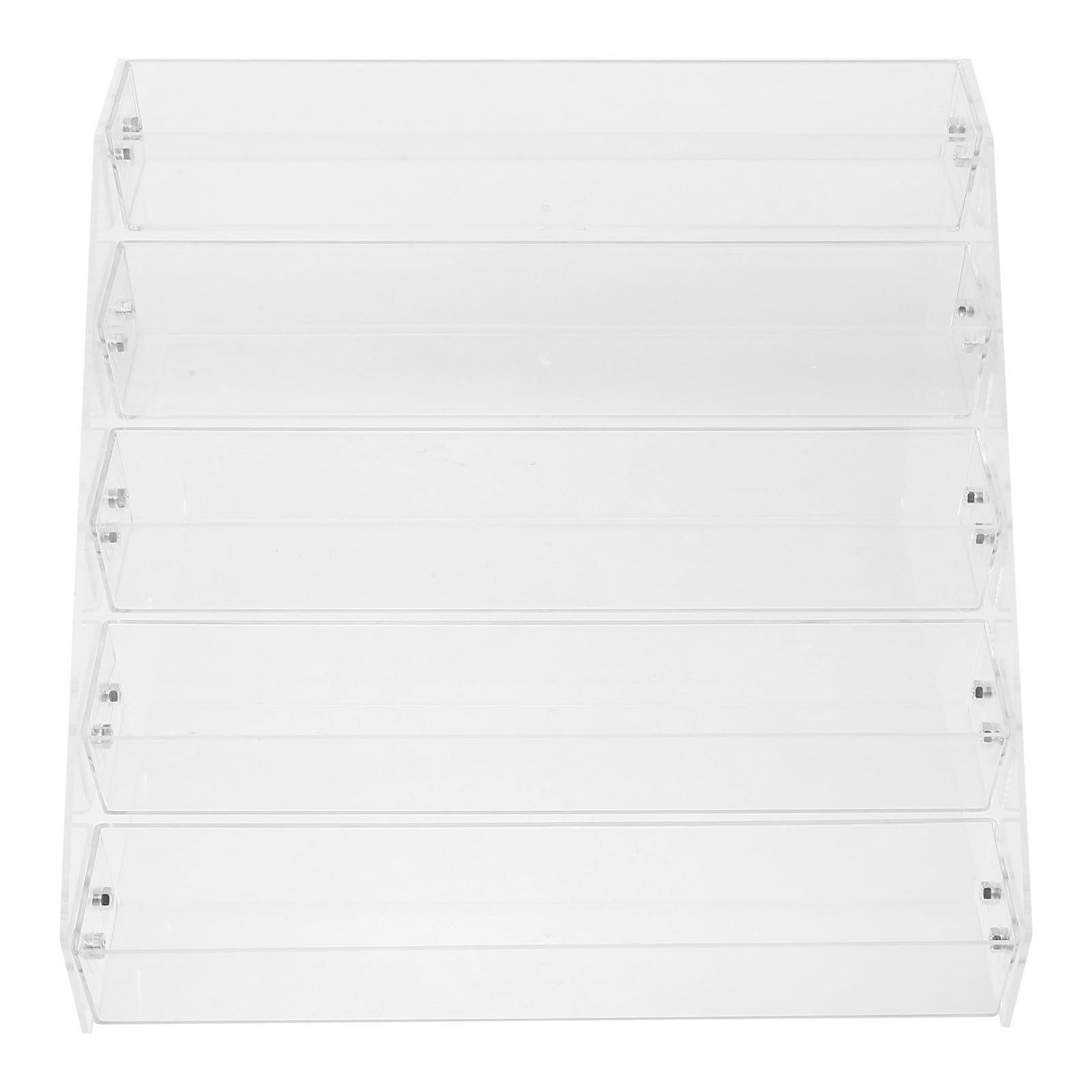 GALPADA Espositore Portasigarette Acrilico a 5 Livelli Verticale, Scaffale Multiuso Elegante e Moderno per Supermercati e Ambienti Retail, Capacità Fino a 50 Pacchetti