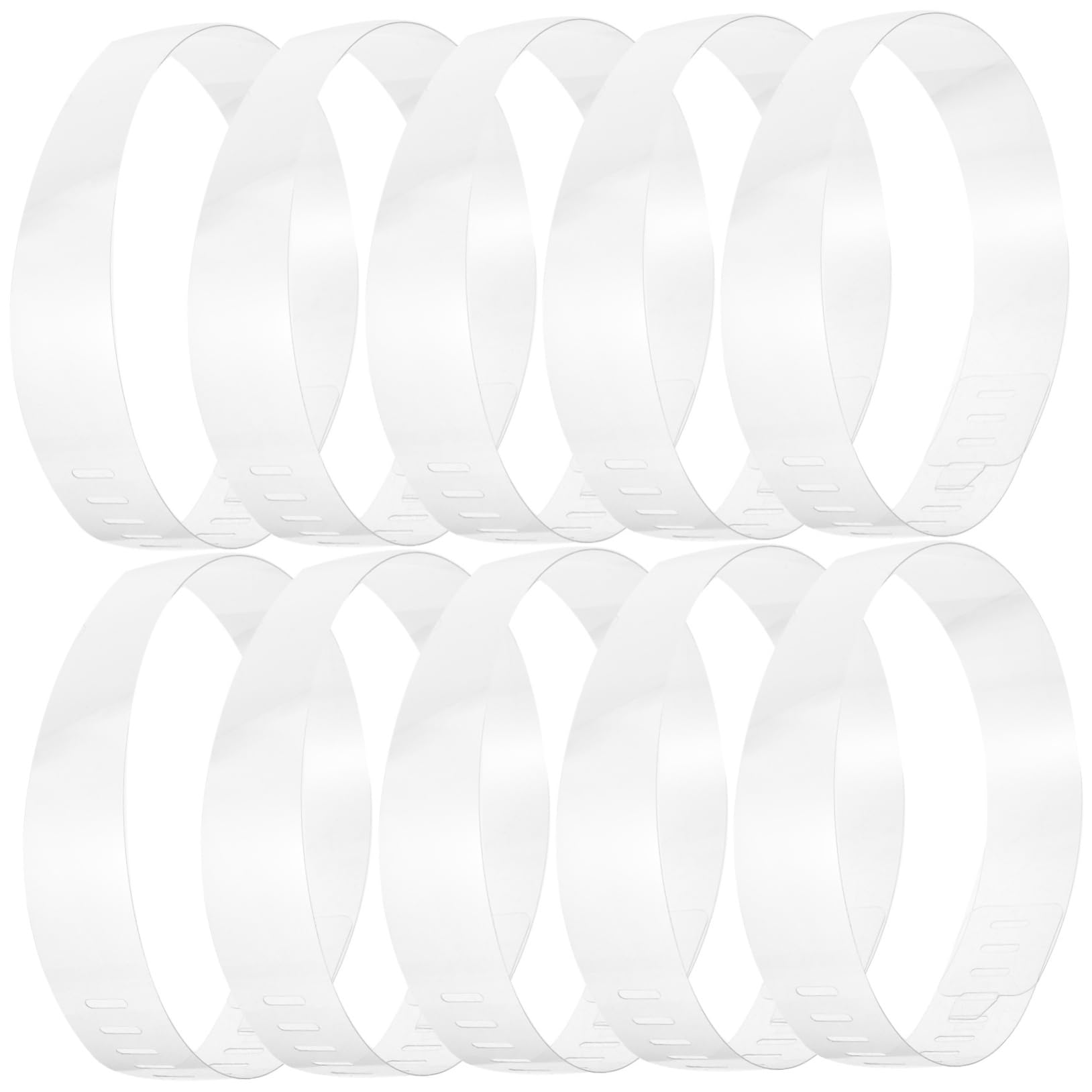 Baluue 100 Piezas Collar de Pvc para Fijación de Cuello de Camisas Varillas de Plástico Soporte para Cuello para Hombre