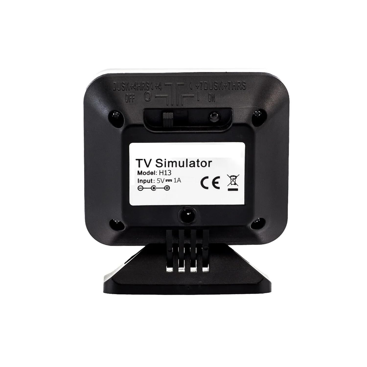 H13CS LED TV symulator – ochrona przed włamaniem i domowa ochrona z 20 bardzo jasnymi diodami LED, symulacja światła do odstraszania włamywaczy, atrapa telewizyjna 9 V/300 mW