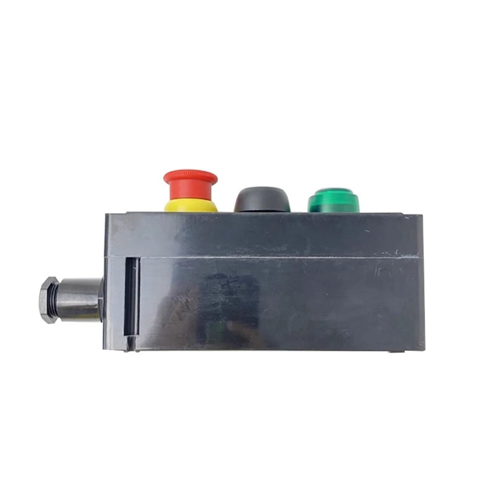 Caja de interruptor de botón pulsador de plástico grueso 3P, luz indicadora, parada de emergencia, contacto plateado, 1 Uds.