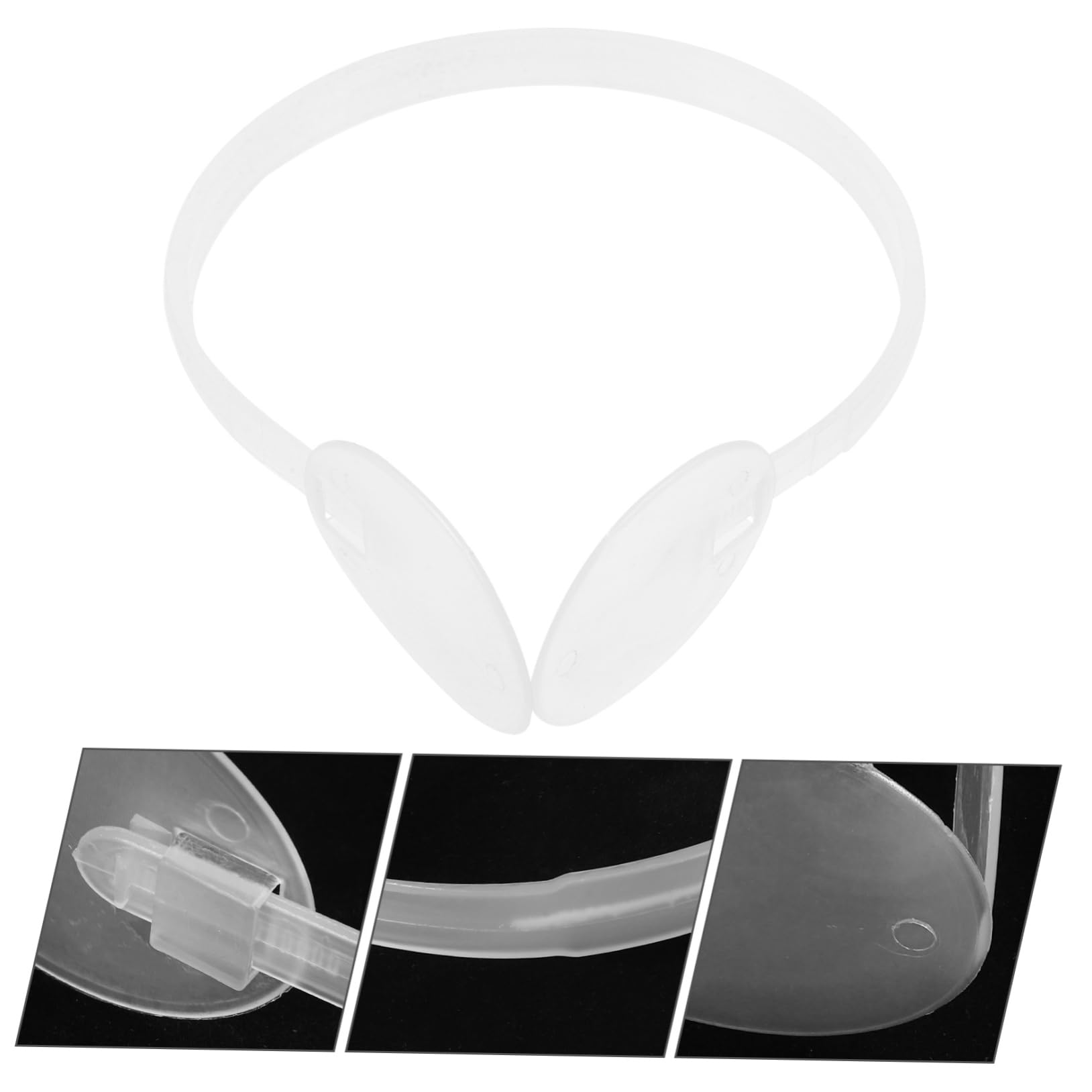 PRETYZOOM Accesorios Para La Manga Del Oído De Oídos Bebé Puño Soporte De Marco De Orejeras Para Bricolaje Hacer Soporte Para Marco De Orejeras El Plastico