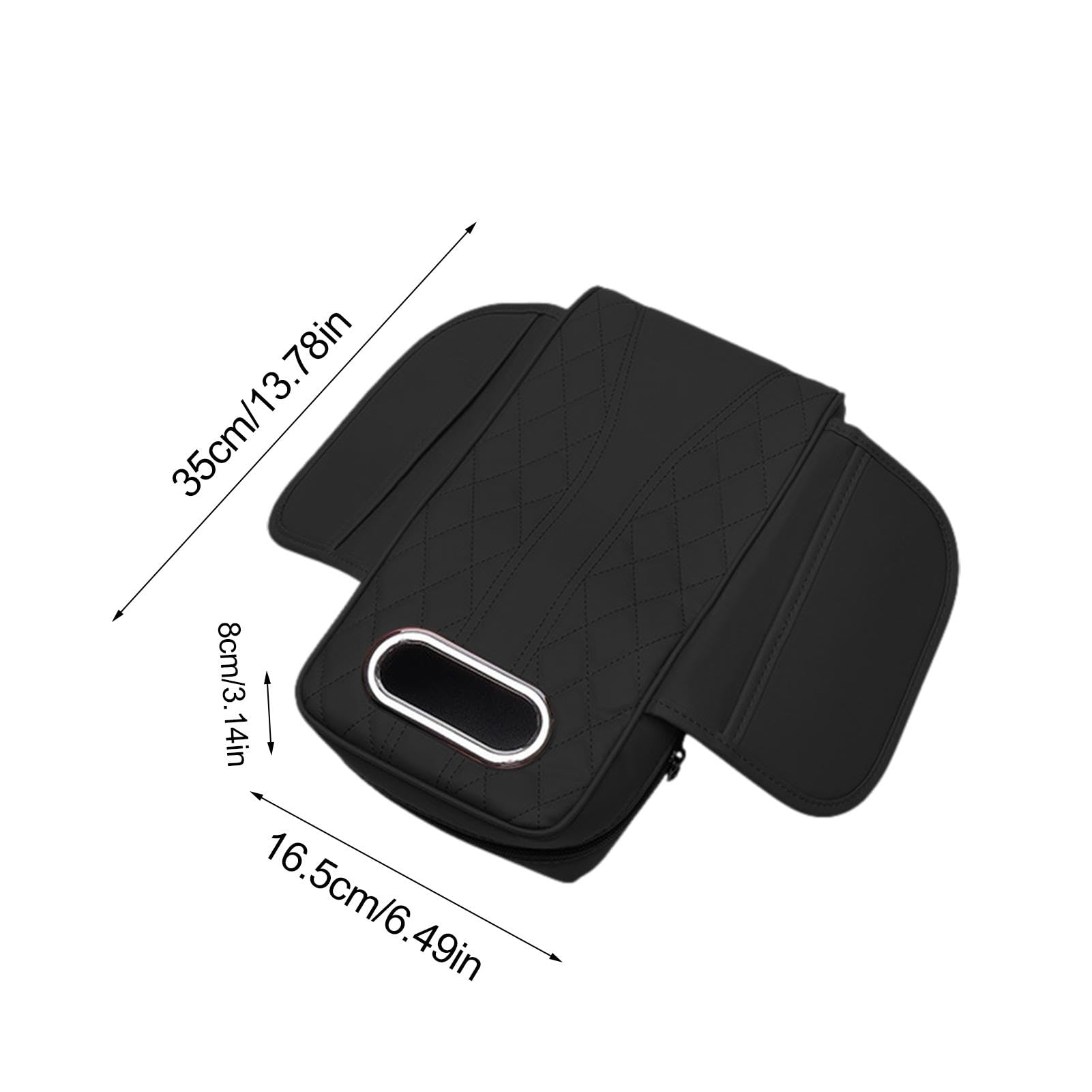 Confezione da 2 cuscinetti per bracciolo auto con imbottitura in memory foam, cuscinetto universale per bracciolo portiera auto, accessori interni auto ( nero