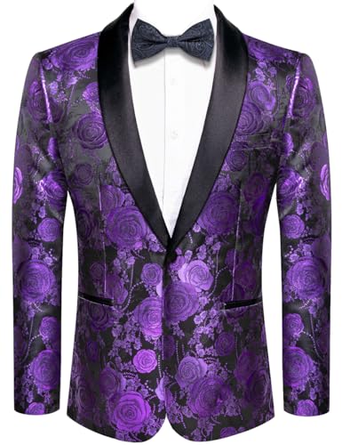 Veste de smoking homme slim fit noir violet blazer mariage chic soirée chic