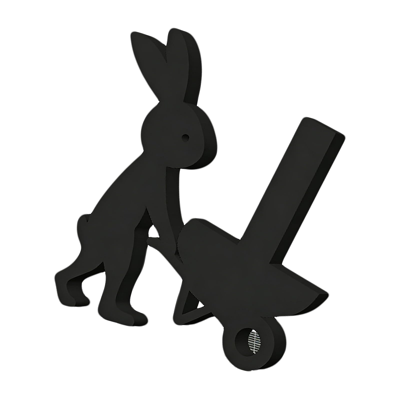 Rabbits Holder Polylactic Acid Bathroom Decoration with Easy Installation for Home Offices Space Saving Toilet Holder