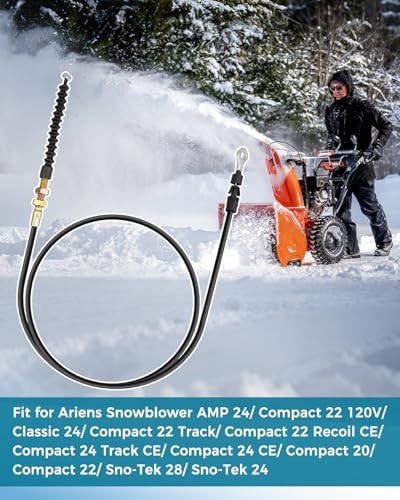 Câble de déflecteur 06900508 pour souffleuse à neige Ariens Compact et Sno-Tek