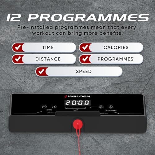 Electric Treadmill Folding Treadmill 10 km/h 1-2.5PS 6/12 Preset Programmes LCD Screen 1-10 - Image 4