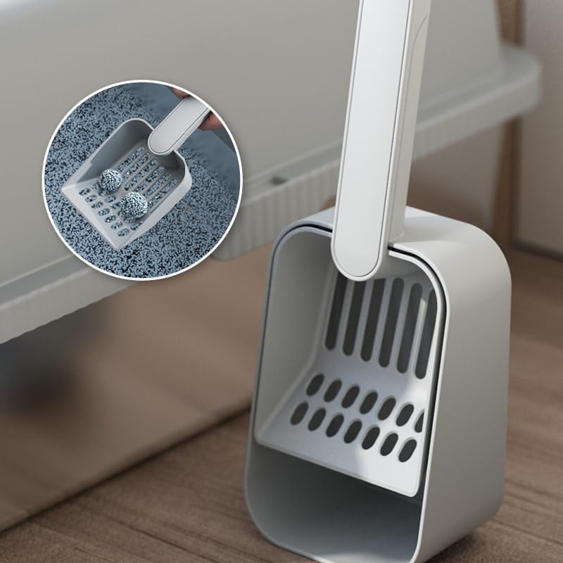 Caja de arena para gato de acero inoxidable grande miniatura 7
