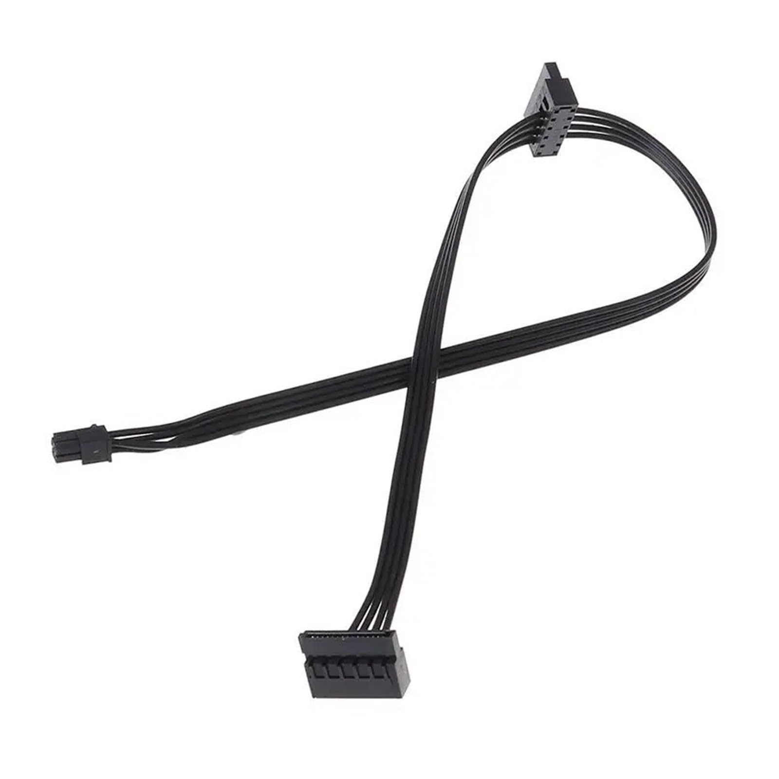 Generico Cavo di alimentazione Mini da 4 pin a 2 SATA 45 cm
