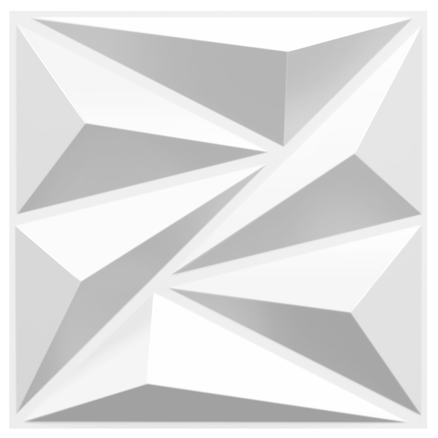 STICKGOO 33 Pack 3D Wall Panels for Interior Wall Decor, 12''x12'' PVC Textured Panels, White Accent Wall Panles for Living Room, Bedroom, TV