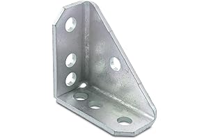 90 Degree SuperStrut Gusseted Angle Connector Bracket