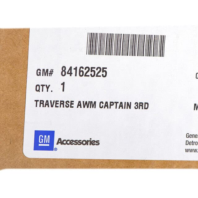 OEM New Third Row 7 Passenger All Weather Floor Mat Gray 2018 Traverse 84162525