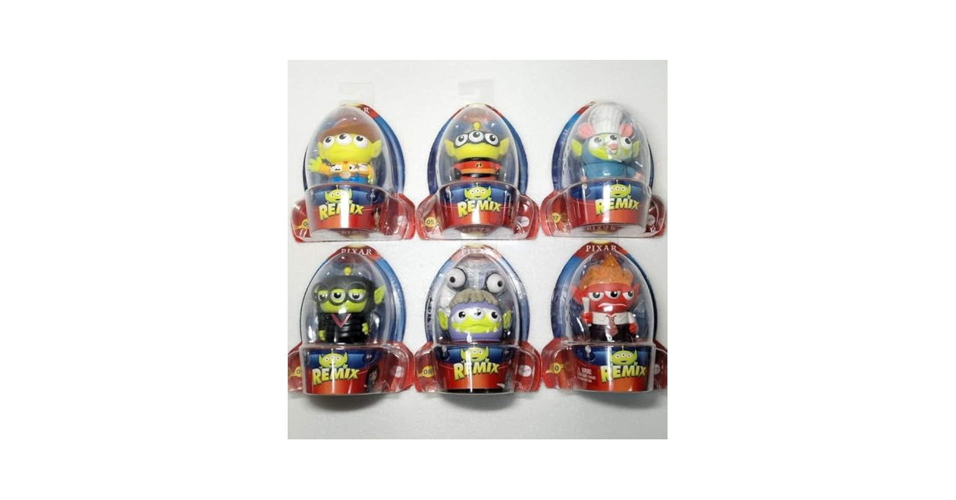 PIXAR REMIX エイリアンフィギュア 6体セット Amazon.co.jp
