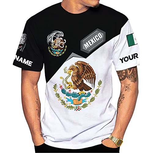 Chemise d'entraînement unisexe personnalisable aigle du Mexique