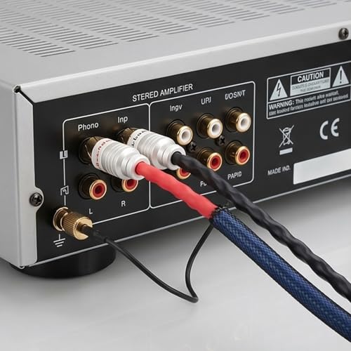 Cable 2RCA a 2RCA sin interferencias para equipos analógicos y audiófilos 6