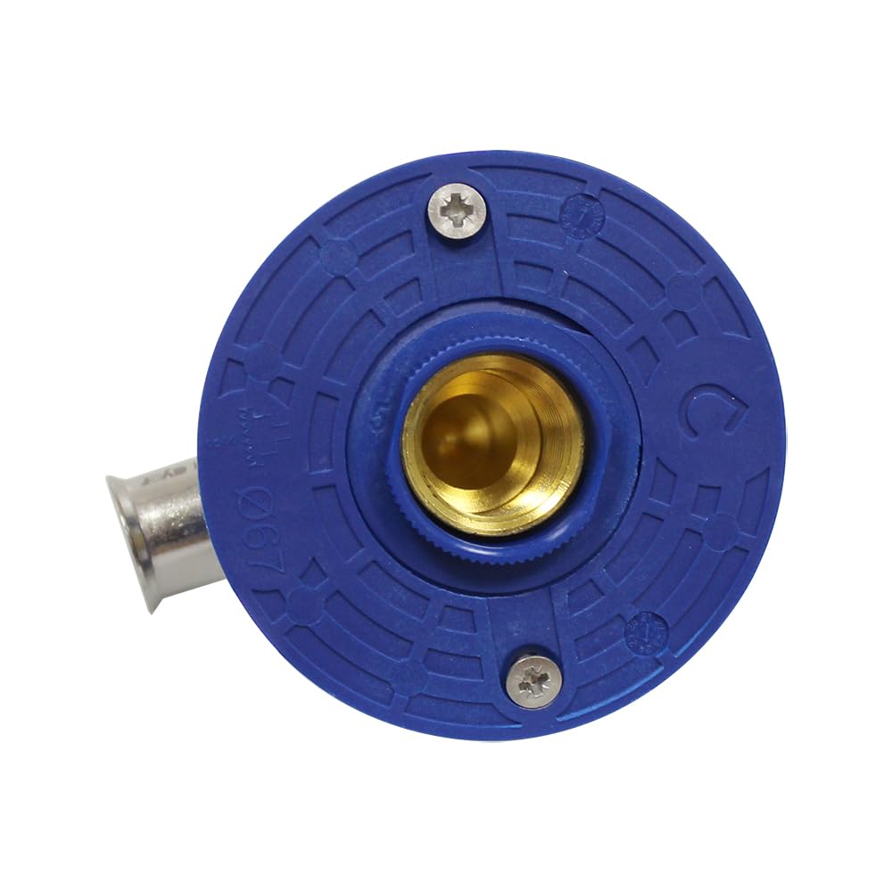 Somatherm - Sortie de cloison Multicouche - Sortie de cloison machine à laver FIXOPLAC - raccord coudé Multicouche à sertir Ø16 - Femelle 1/2" (15/21) -