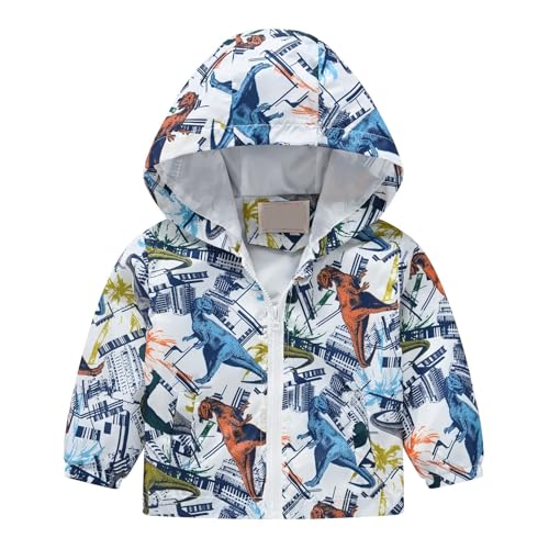 Toddler Boys Girls Windproof Jacket Stylish Outdoor Lightweight Hooded coat Y2k Streetwear Outdoor Zip Up Outerwear
