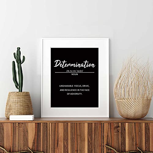 9 Pieces Inspirational Phrases Wall Art Prints Motivational Sayings Quote Poster Positive Print Decoration for Teens Adults Living Room Office Classroom College Decor, Unframed, 8 x 10 Inch (Black) - Image 3