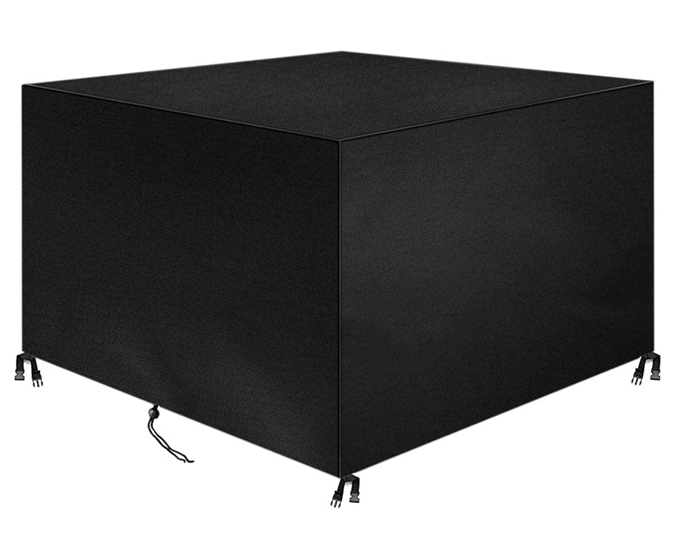 Fundas Para Muebles De Jardin Funda Para Muebles De Patio Al Aire Libre, 260 X 240 X 160 Cm, Impermeable, Resistente, Tela Oxford 420D, Resistente Al Viento, Anti UV, Para Mesa De
