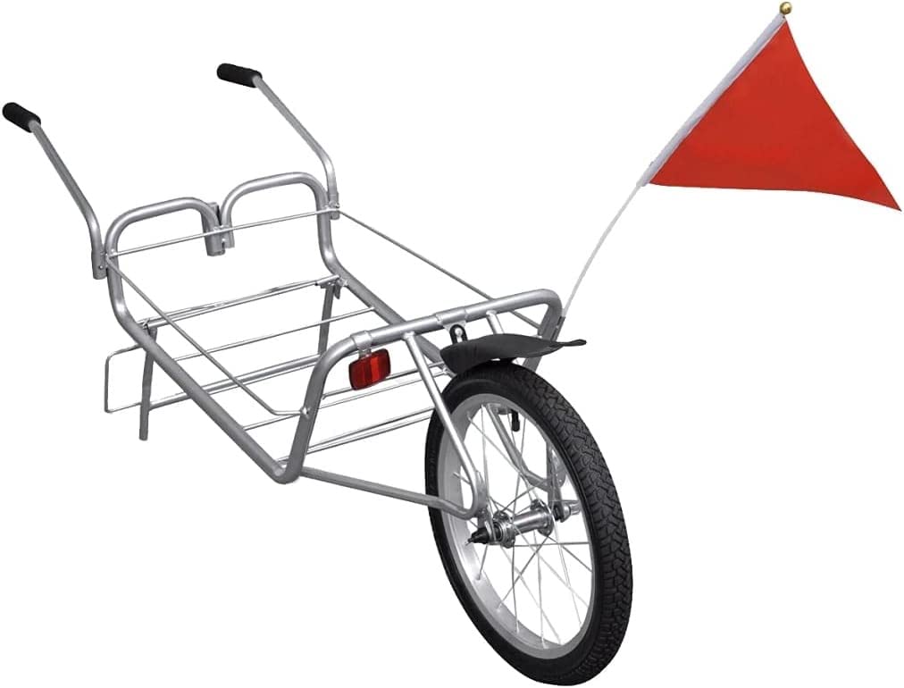 Przyczepka rowerowa dla dzieci Przyczepka rowerowa, wózek do przechowywania jednokołowy z torbą do przechowywania, przyczepki rowerowe, jazda na rowerze na świeżym powietrzu Duży hol załadunkowy z t