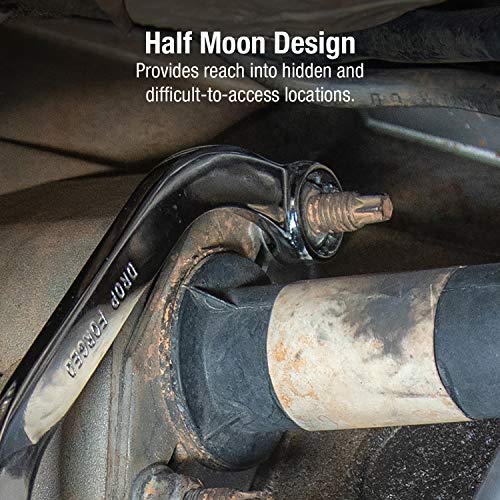 Sunex International Sunex 11-Piece (3/8-5/16”) Stubby Combination Wrench Set With 5-Piece (8X10Mm – 21X22Mm) Sae Half Moon Box Wrench Set, Sun993035-Ec #TOP5