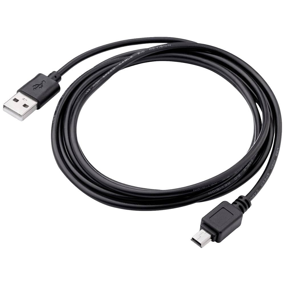 AKYGA AK-USB-03 Mini USB B 2.0 Male 5-Pin Cable Sync Data Cable for Nikon Camera 1.8 m