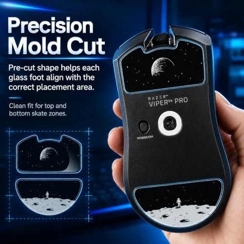 uconsmimo Glass Skates for Razer Viper