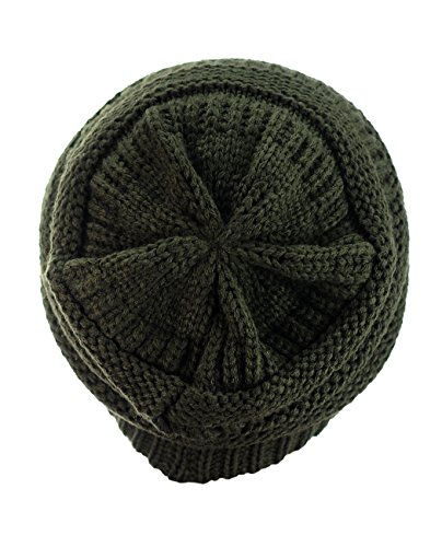 Image of Cambridge Select Thick Slouchy Knit Oversized Beanie Cap Hat