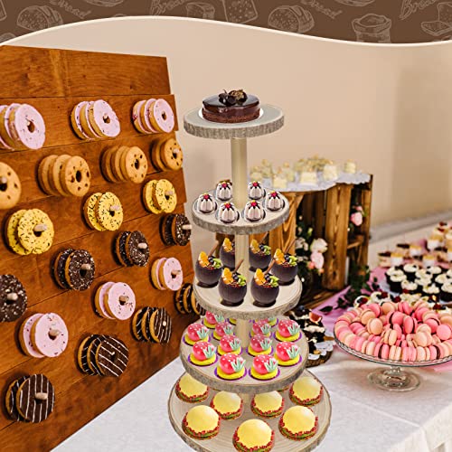 Ayfjovs C-004K 5 Tiered Wood Cupcake Stand thumb #4