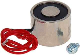 Fielect DC 12V 15Kg Electric Lifting Magnet Electromagnet Solenoid Lift Holding Circular Suction-Cup Electrical 1Pcs