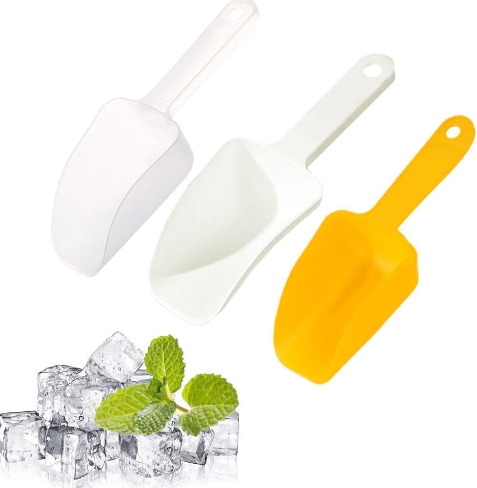 Eiswürfelschaufel Aus Transparentem Kunststoff – Messschaufel Für Zucker, Mehl, Süßigkeiten, Körner – Ideal Für Party, Buffet & Hochzeit