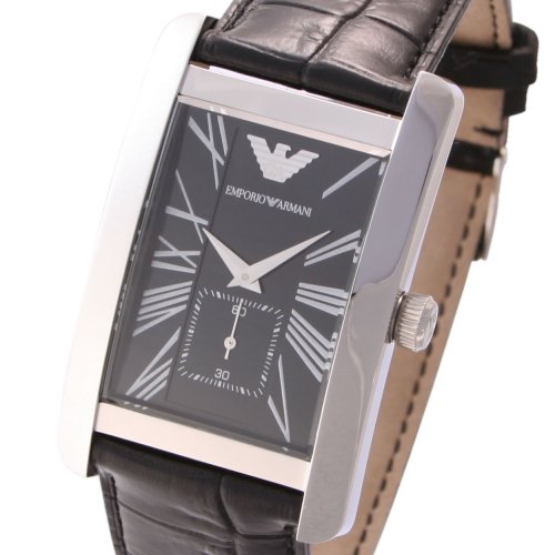 Image of Emporio Armani Analog Black Dial Men's Watch-AR0143