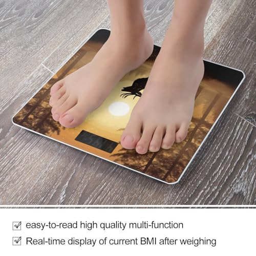 Báscula Digital para Baño con Vidrio Templado y LCD 400lb miniatura 5