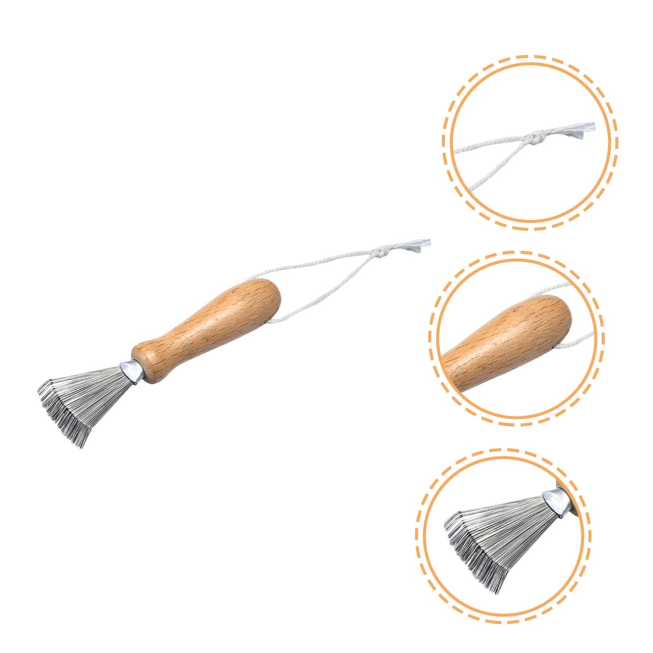 CALLARON Comb for Curly Hair Detangling Hair Brush Scalp Brush Men Comb Rake Cleaner Rake