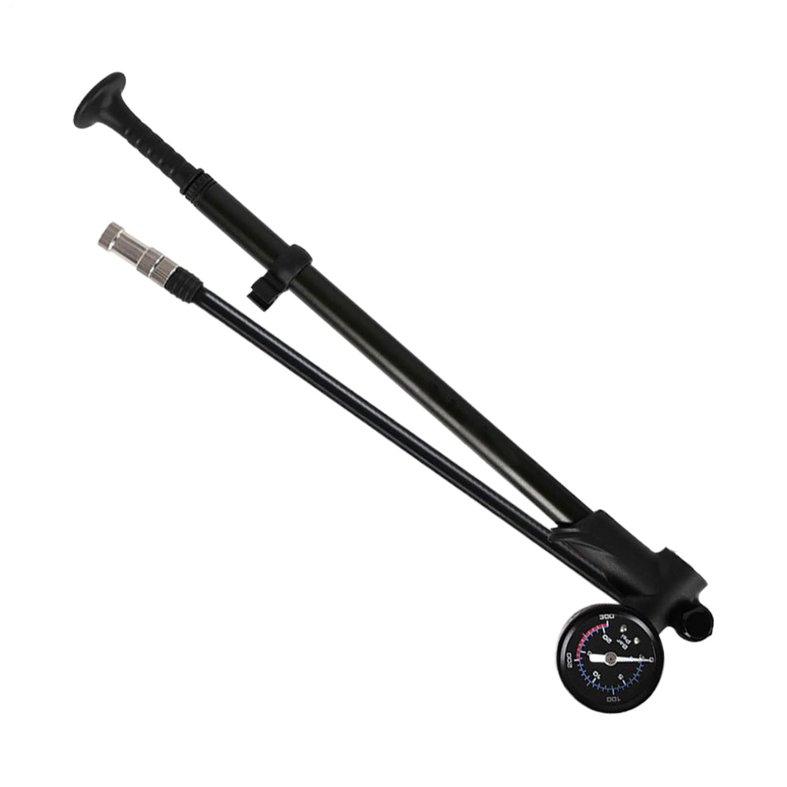 Pompe d'amortisseur pour vélo tout-terrain Accessoires et accessoires de vélo portables | Pompe d'amortisseur pour vélo tout-terrain et pompe à pneu avec manomètre pour l'entretien quotidien vélo tout-terrain