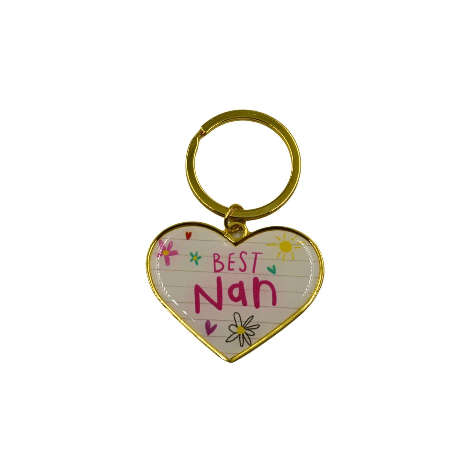 HOX Scribbles Metal Keyring - Nan