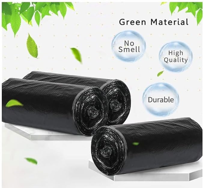 Image of Essoti Black Garbage Bags |Large |24 x 32 Inches |30 pcs|15pcs x Pack of 2 Black