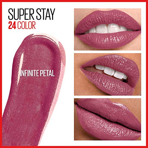 Image of Maybelline New York Superstay 2 Step Lipstick, Matte Finish - 080 Infinite Petal, 2.3ml, 1.8g