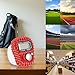Electronic Finger Tally Counter Clicker Counter,Portable Digital Display Tally Counter,Convenient Resettable Mini Lap Counter for Golf Goods Counting Accessories,Track and Field Lap Counters (Red)