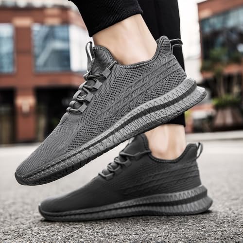 Image of Mens Running Tennis Casual Walking Shoes Fashion Athletic Gym Sports Sneakers for Men Breathable Lightweight Comfortable Shoes