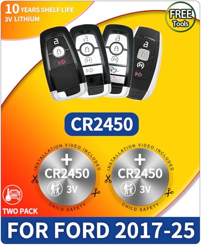Key Fob Battery Replacement for Ford/Lincoln (F150 Explorer Edge Fusion