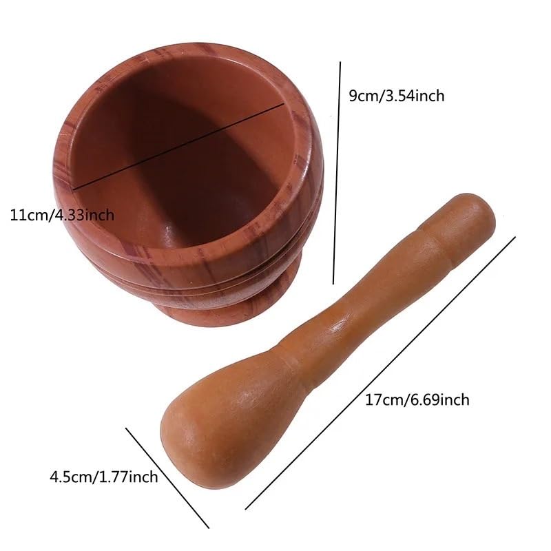 Pestle and Mortar Resin Mortar Pestle Set Garlic Herb Spice Mixing Grinding Crusher Bowl