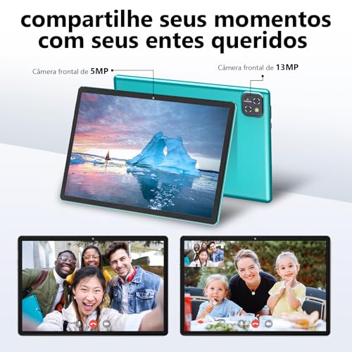 MARVUE Pad Tablet, Android 14, tablet 10,1 polegadas, Com Caixa, 24GB, tablet 128GB, Wi-Fi, Expansível até 1TB, Processador Octa-Core,GMS, Câmera Traseira de 12MP,Câmera Frontal de 5MP,azul - Imagem 7
