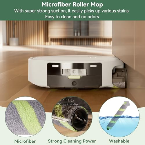 Image of 21 Pcs Replacement Parts for iRobot Roomba 705X Combo /Max 705 Combo /Max 706 Combo Robot Vacuum, Accessories Kit include 2 Main Brush, 6 Dust Bag, 4 Filter, 2 Roller Mop, 6 Side Brush, 1 Cleaning Tool