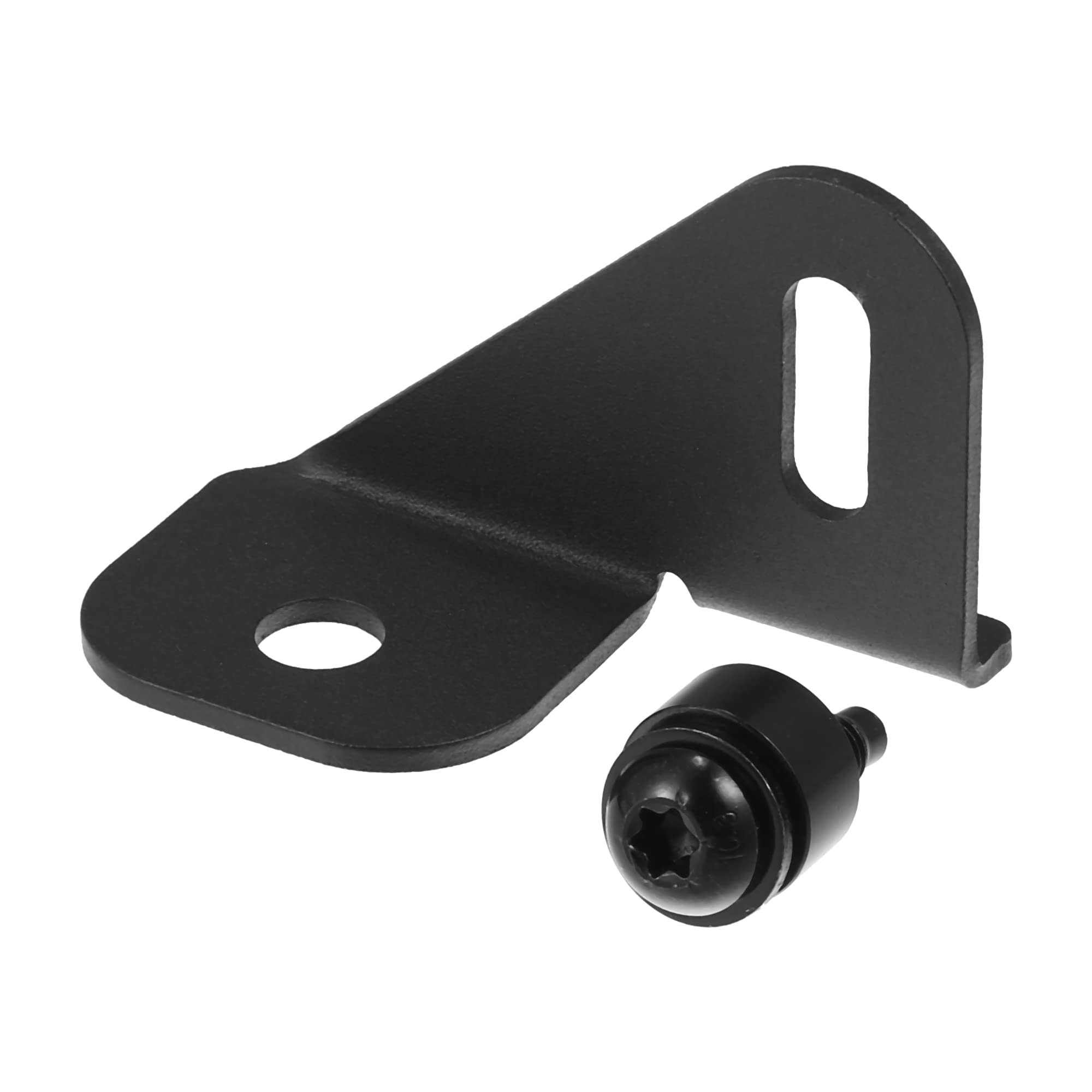 X AUTOHAUX Steel Driver Side Antenna Mount Bracket Holder for Jeep Wrangler JL JLU JK TJ for Jeep Gladiator JT 2018 2019 2020 2021 2022 Black