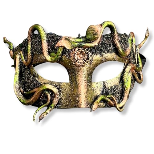 BEYOND MASQUERADE B Medusa Snake Masquerade Mask - Mythological Creatures - Adults & Older Children - Female