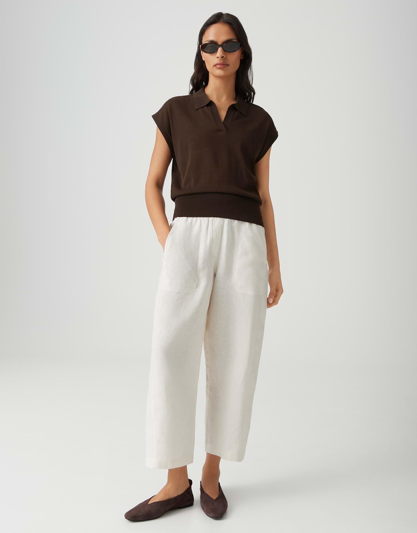 OPUS Damen Pullover | Feinstrickpullover POSARA Regular mit Polokragen