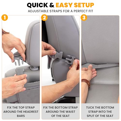 Image of EcoNour Car Kick Mats Back Seat Protector