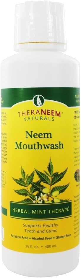 TheraneemNeem Mouthwash Herbal Mint, 473 ml, Mint