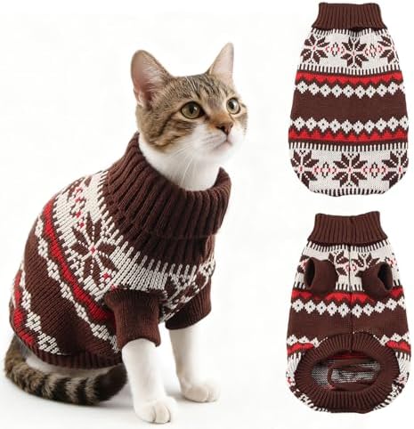 Cat Clothes, Cat Sweater, Small Dog Clothes, Small Dog Sweater, S...