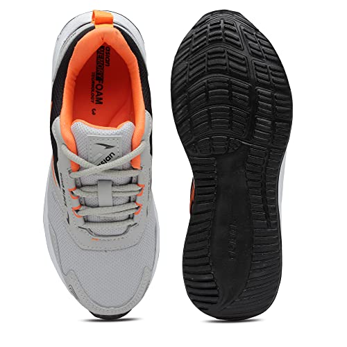 Image of ASIAN Kid's VAYU-01 Sports Running,Walking,Outdoor Shoes with Eva Sole Extra Jump Casual Sneaker Shoes for Boy's Light Grey,UK 3